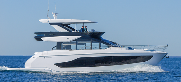 Cruisers Yacht on the water