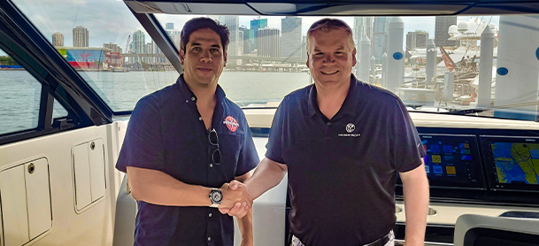 Dan Zenz and Alberto Lopez shake hands