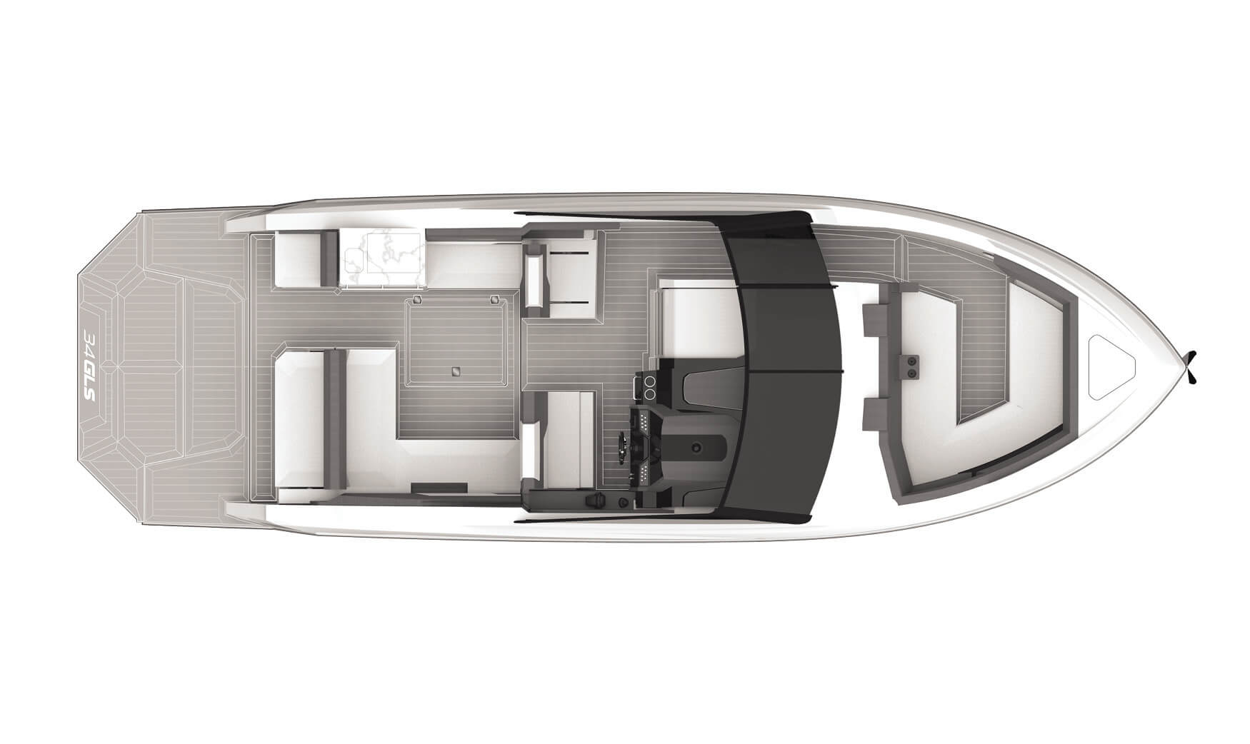 34 GLS I/O top deck layout