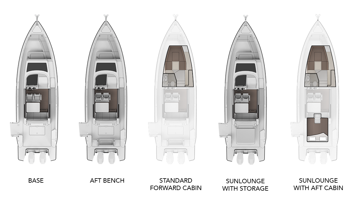 Layout options on the 38 VTR