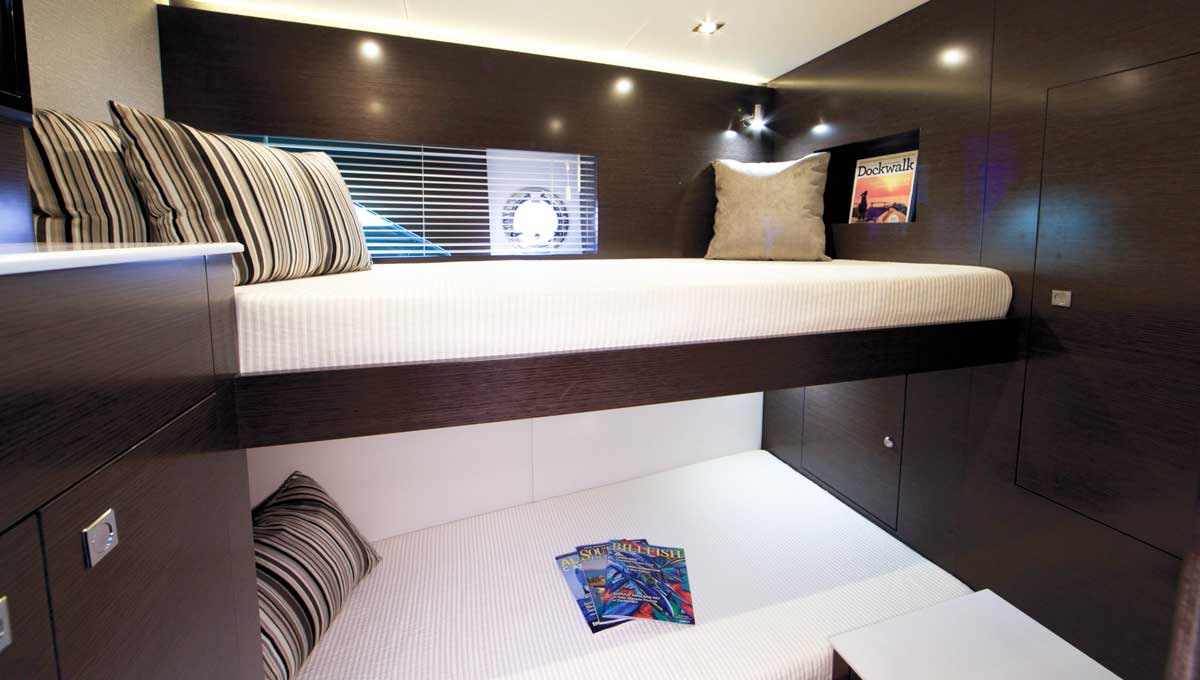 50 Cantius secondary stateroom with loft bed