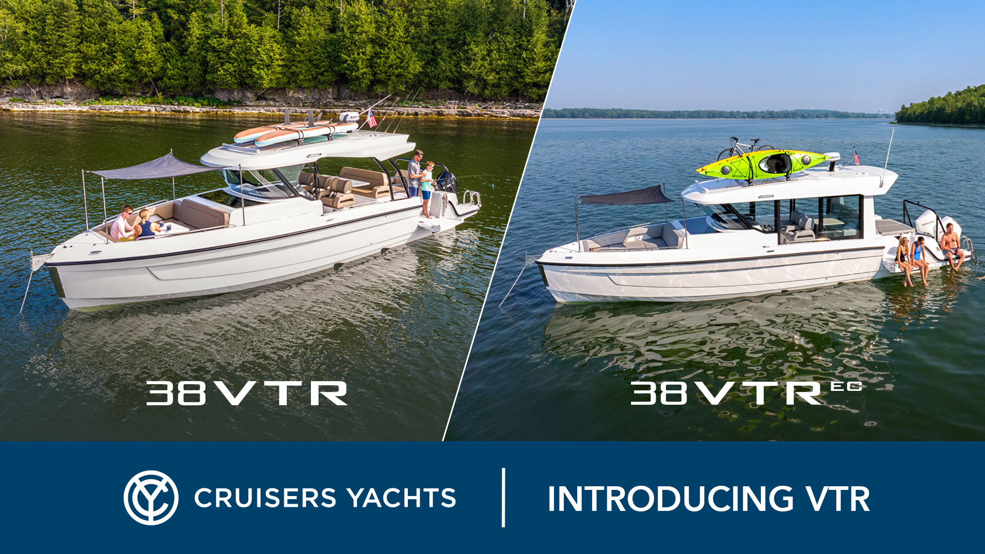 Cruisers Yachts 38 VTR and 38 VTR EC