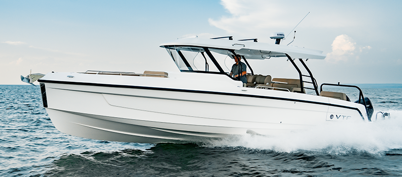 Walkthrough of the 38 VTR from Cruisers Yachts