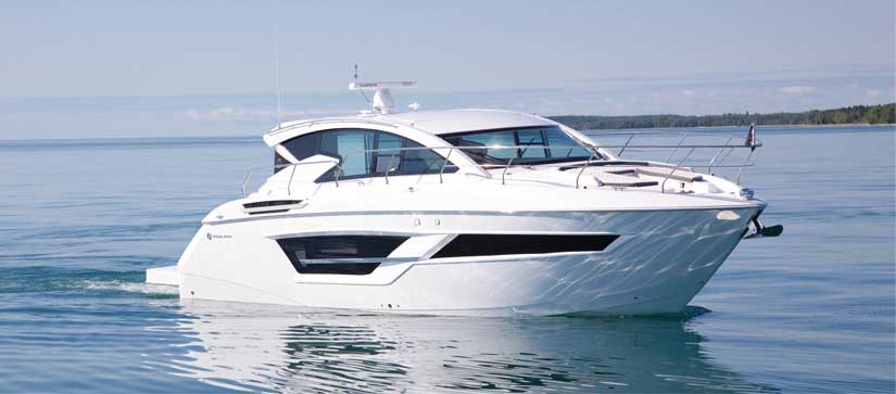 Cruisers Yachts 46 Cantius on the water
