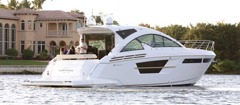 People enjoying the cockpit of the 54 Cantius